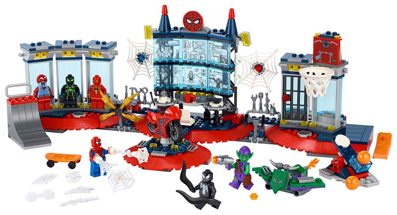 Ataque a la guarida arácnide de Lego Spiderman (76175)